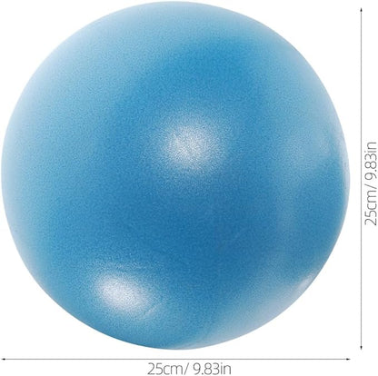 2pcs Small Pilates Yoga Ball 10 Inch PVC Balance Ball for Core Training Home Workout Physical Therapy and Flexibility Exercise