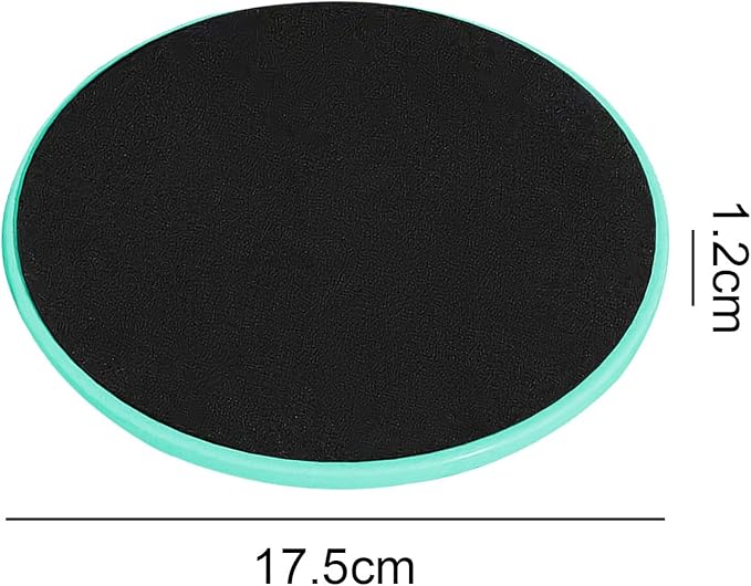 Upgrade Sport Core Sliders for Working Out - Dual Sided Glide Discs for Full Body Workout on Carpet or Hardwood Floor - Fitness & Home Exercise Equipment for Athletes