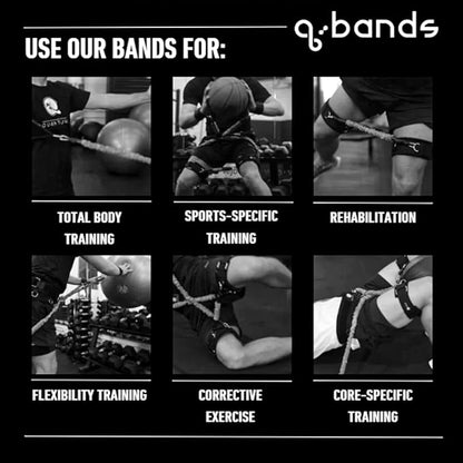 Durable Exercise Bands for Strength Training, Mobility & Stretching - Versatile Safety Sleeved Training Bands for Home, Gym or Outdoor Workouts