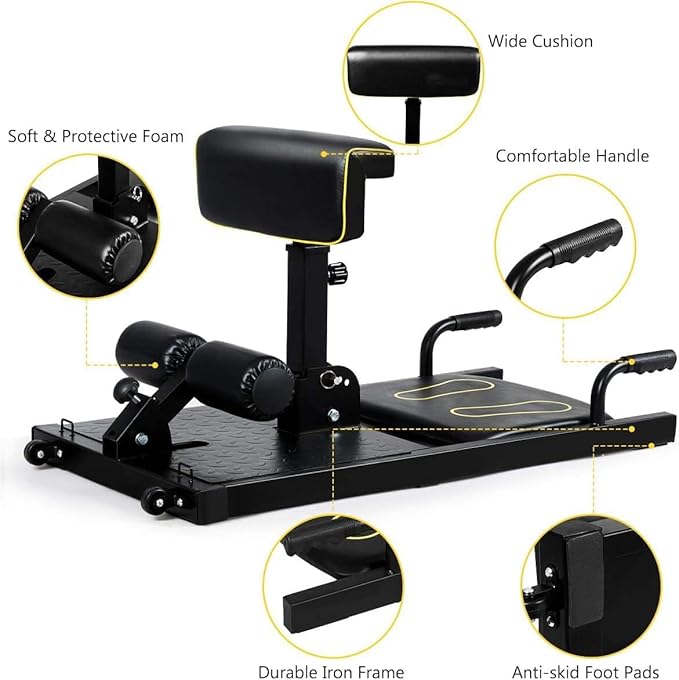Multi-Functional Home Gym Machine with Adjustable Height and Cushion, Sissy Squat, Push-ups, Sit-ups, Rope Exercises, and More - Enhance Your Fitness with Our 8-in-1 Workout Solution