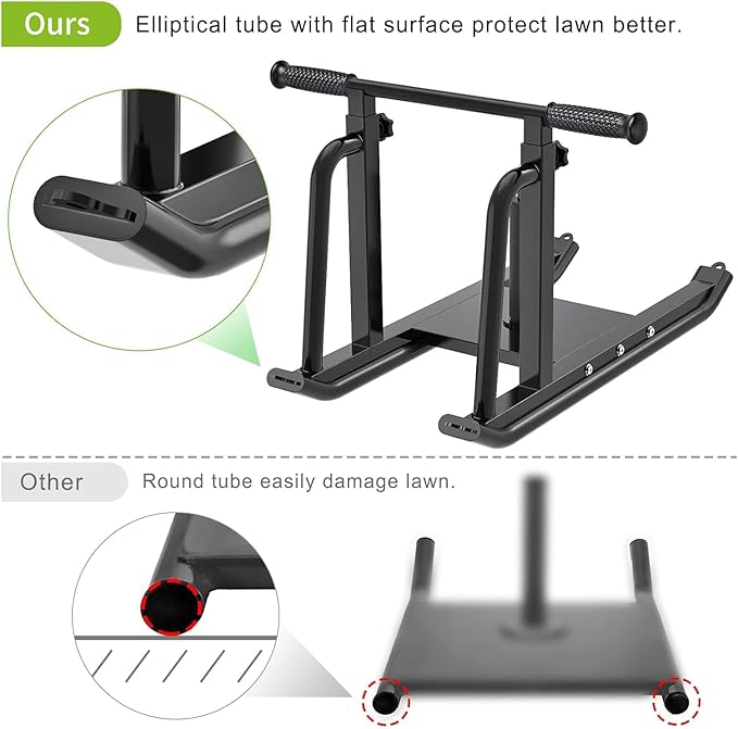 Kipika Weight Sled, Workout Sled, Fitness Strength Training Sled, Speed Training Sled for Athletic Exercise, Speed Improvement, Easily Through Obstacles, Suitable for 1" & 2" Weight Plate