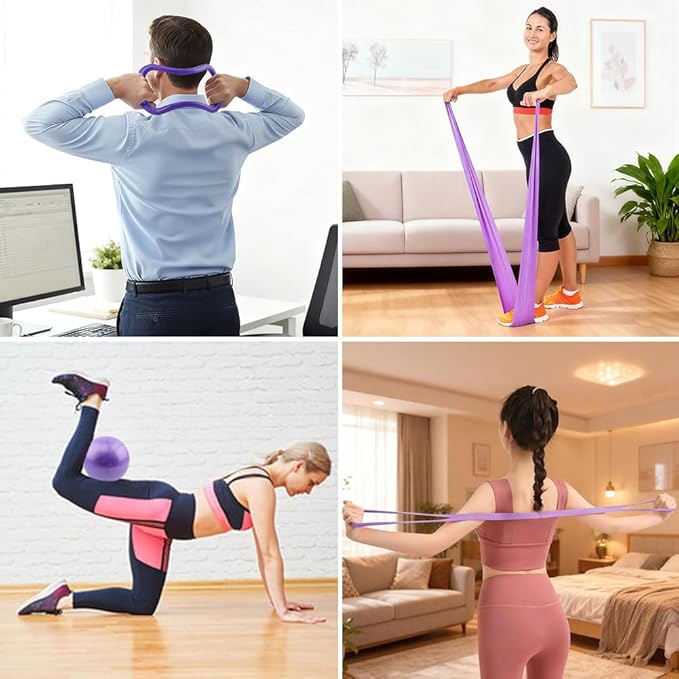 Pilates Essentials Kit for Women, 14 Pcs Home Workout Equipment with Pilates Circle Ball Ring Set Resistance Bands and Anti Slip Sock, Yoga Pilate Essentials Accessories