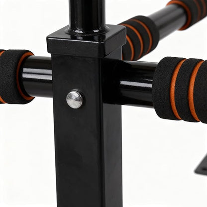 Wall Pull Up Bar, Sturdy Dip Rack Workout Equipment, Heavy Duty Wall Mounted Chin Up Station for Strength Training Home Gym Indoor Fitness Bodyweight Exercise Muscle Building for Men and Women