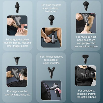 Opove M3 Pro 2 Massage Gun Deep Tissue Percussion Muscle Massager for Workout, Percussive Therapy Fascia Gun for Athletes Fast Recovery, 30 Days Long Battery Life, 70lbs Stall Force