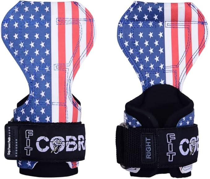 Cobra Grips PRO Weight Lifting Gloves Heavy Duty Straps Alternative with Power Lifting Hooks Padded Wrist Support for Deadlifts & Bodybuilding