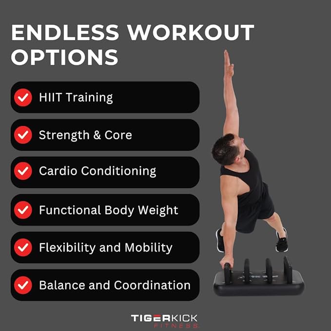 TKTool Mobile Gym Multi-Purpose Training Tool at Home, Gym, Indoor or Outdoor Total Body Workouts for HIIT, Strength, Core, Cardio Conditioning, Functional Bodyweight