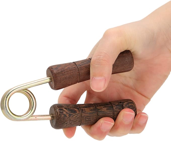 Hand Grip Strengthener, Wood Grip Strength Trainer Wrist Forearm Hand Exerciser Home Gym for Quickly Increasing Wrist Forearm and Finger Strength