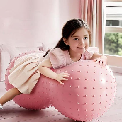 Exercise Ball | Groundnut Shape Balance Tool | with Air Pump Workout Balls for Exercise,for Workout Home Pregnancy Physical Women Fitness Kids Office