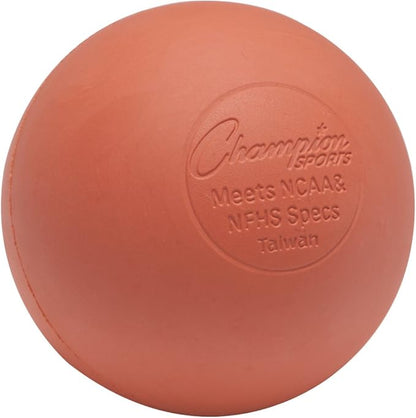 Champion Sports Lacrosse Balls – Official Size SEI Certified, Multi-Color Packs of 3, 6, or 12 for Practice & Games
