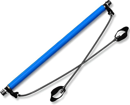 Pilates Bar Kit with Resistance Bands, 36-inch Bar, Full Body Workout Equipment for Home Gym, Portable Exercise Bar for Arms, Legs, Hip, Ab Training