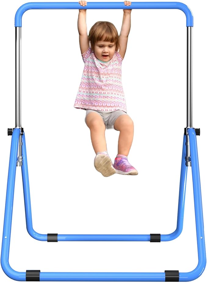 Kids Gymnastics Bar Gymnastic Equipment for Home Adjustable Height Gymnastic Training Bar Gymnastic Stuff for 3-7 Years Old Girls