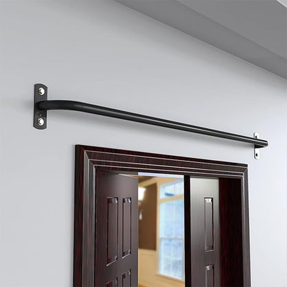 Wall-Mounted Fitness Horizontal Bar, Pull-up Bar for Strength Training, Suitable for Home Indoor and Outdoor Perforation Installation, Load 300kg (Stainless Steel 100cm)