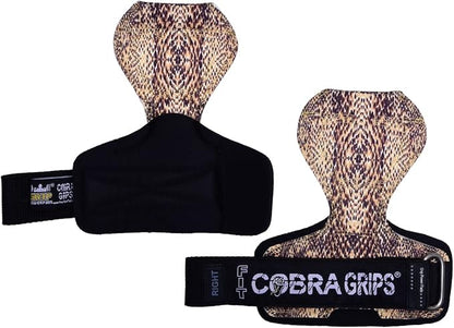 Cobra Grips PRO Weight Lifting Gloves Heavy Duty Straps Alternative with Power Lifting Hooks Padded Wrist Support for Deadlifts & Bodybuilding
