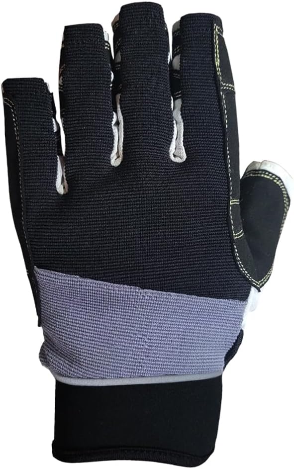MRX Sailing Gloves for Men & Women 3/4 Finger Grip Great for Sailing, Yachting, Paddling, Kayaking, Fishing, Dinghying Water Sports