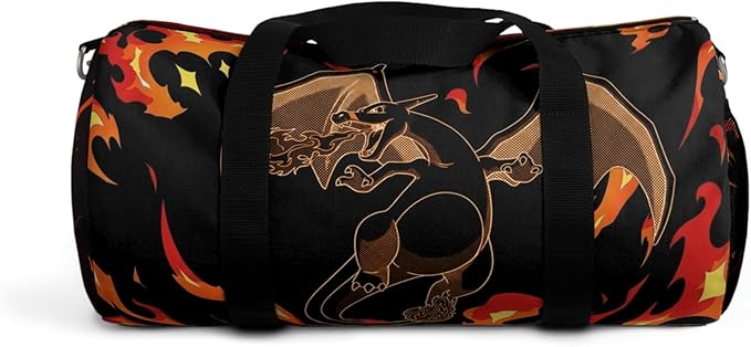 Anime Gym Bag for Women Men - Large Capacity Waterproof Workout Fitness Travel Sports Bags Fashion Street Camping ExpandaCLe Carry On Duffle Bag For Couple (CRZRD) PTY