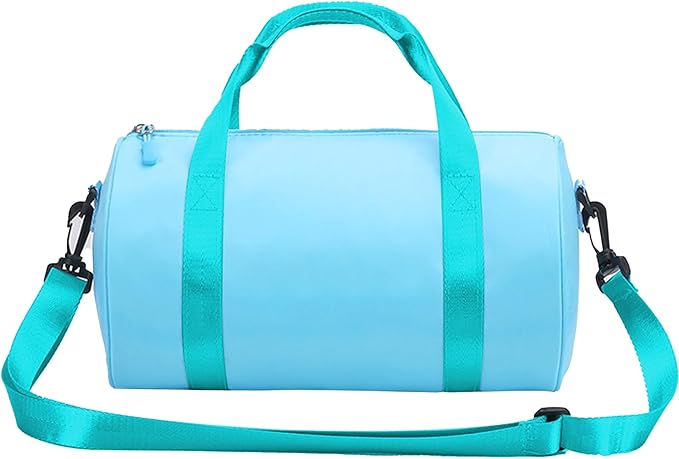 Small Gym Bag for Women Lightweight Mini Sport Bag Gym Tote Bag Duffle Pack for Workout Yoga Swimming Dance(SkyBlue)