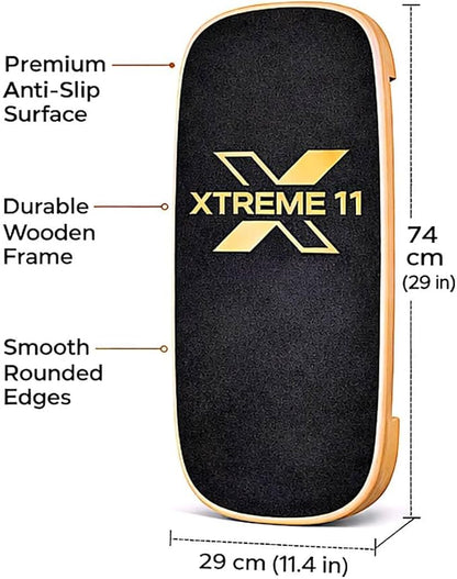 Balance Board Sports Trainer, Surf Trainer Board With Adjustable Stoppers, Improve Core Strength and Balance Control