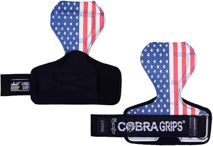 Cobra Grips PRO Weight Lifting Gloves Heavy Duty Straps Alternative with Power Lifting Hooks Padded Wrist Support for Deadlifts & Bodybuilding