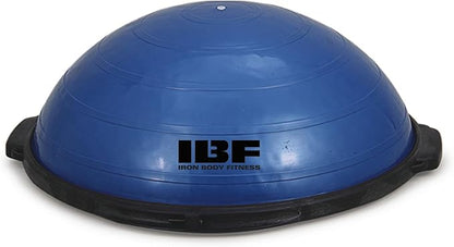 B.T.S. (Balance, Tone, Strength) Dome – Half Exercise Ball, Core Trainer Balance Board, Wobble Board Balance Trainer, Pump Included