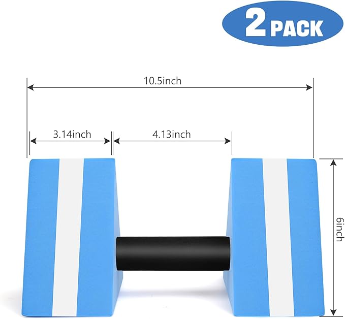 Pool Weights for Water Exercise 2 Pack, Aquatic Dumbbells for Pool Fitness & Water Aerobic Workouts, Dense and Sturdy Water Weights for Pool Exercise and Activities