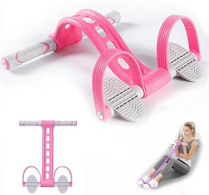 Pedal Resistance Band, Multifunction Tension Rope Workout Equipment, Sit-up Exercise at Home Gym Natural Latex Tension Rope Fitness Equipment, for Abdomen/Arm/Leg Stretching Slimming Training