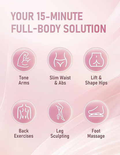 Waist Twister Machine with Smart Digital Counter and Resistance Bands 300 Lbs Capacity, Noiseless Ab Twister Board for Home Exercise, Fitness Equipment Ideal for Women to Burn Belly Fat and Tone Body