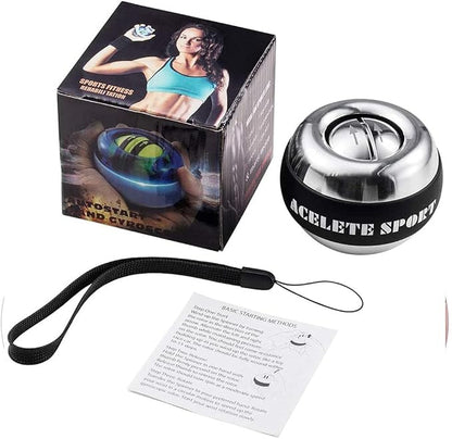 Gyro Ball Wrist Exerciser Gyroscope Ball Forearm Strengthener for Stronger Wrist Bones and Muscle