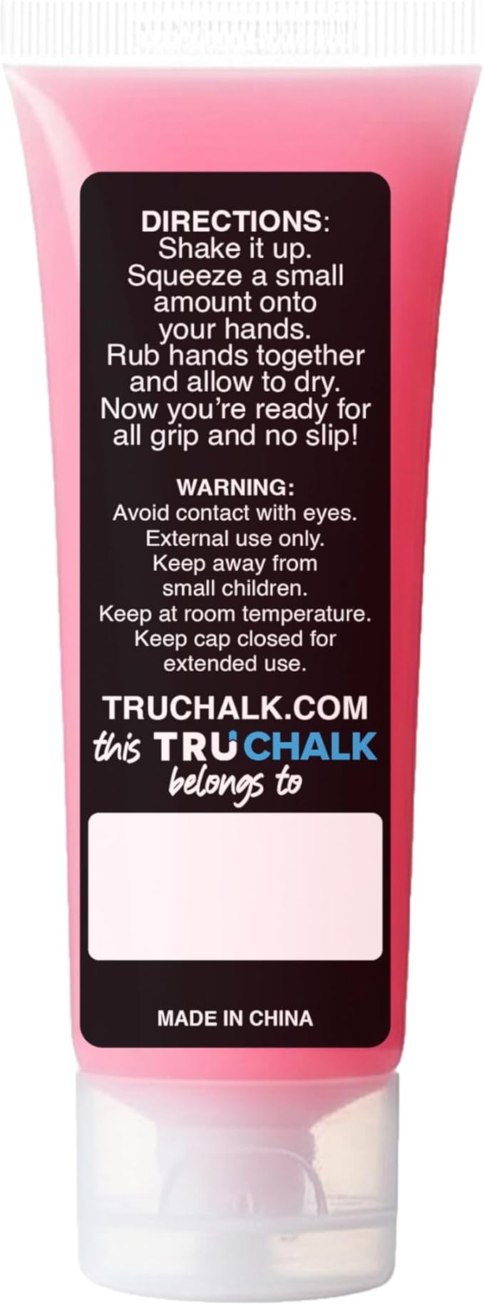 GhostChalk Pink Edition by TruChalk 100ml Bottle All Grip No Slip Clear Liquid Chalk for Obstacles, Gymnastics, Rock Climbing, and Weightlifting. Sweat Resistant and Long-Lasting Grip Strength.