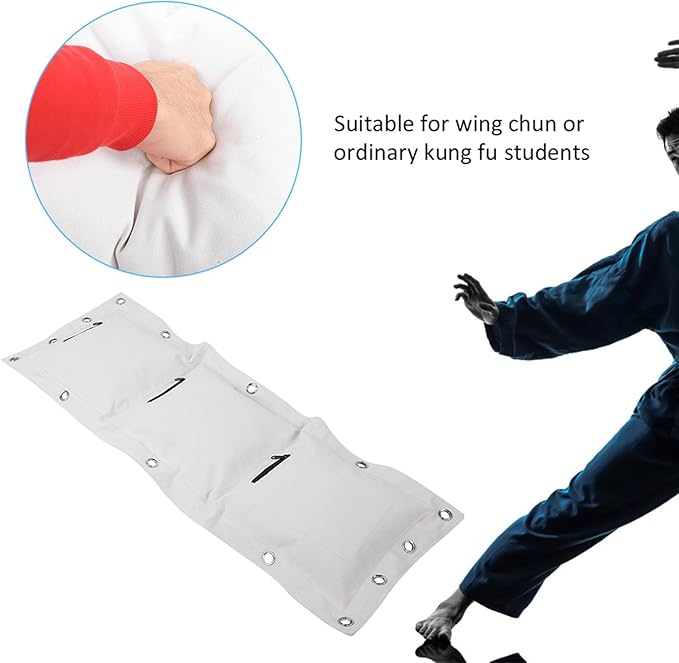 Punch Bag, Boxing Sand Bag, Wing Chun Wall Canvas Punch Empty Sand Bags Target with Zipper for Boxing Muay Thai