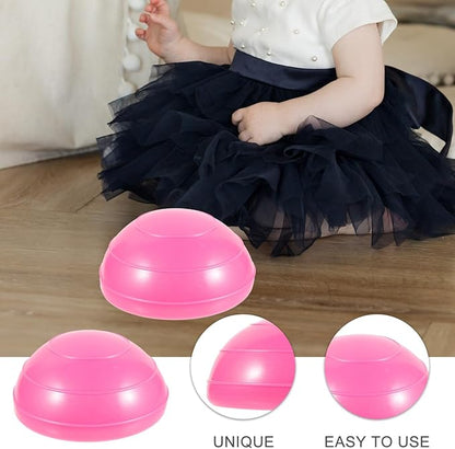 VANZACK Half Exercise Ball Trainer Inflatable Half Exercise Ball with Nonslip Base Yoga Balance for for Yoga Gym Home