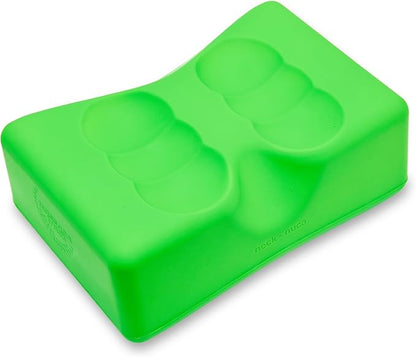 Deep Recovery Neck Track Myofascial Release Tool – Suboccipital Release Device for Jaw, Face & Neck Tension – Soft Foam Block with Slots for Massage Balls (Balls Not Included)