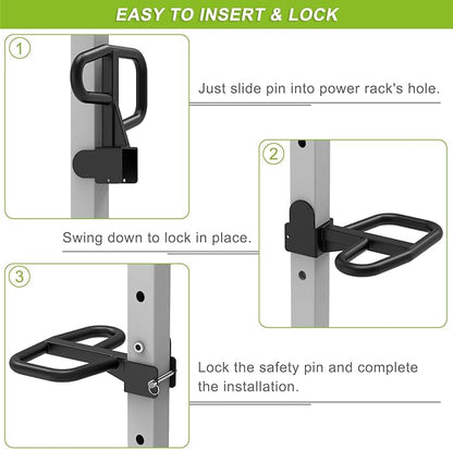 SELEWARE Power Cage Accessories, Dip Handles, Pull‑Up Stations, and Multi‑Grip Training Attachments