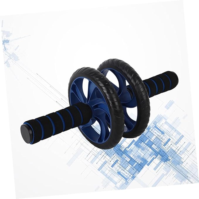 Ab Roller Wheel Home Workout Equipment Abdominal Exercise Device Lose Weight Dual Wheel Stability