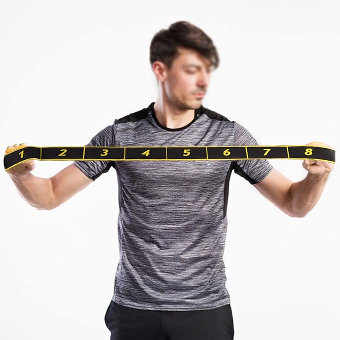 Elastic Exercise Bands, Physical Therapy Bands Yoga Stretching Strap Exercise Accessory Elastic Strap for Home Gym Fitness