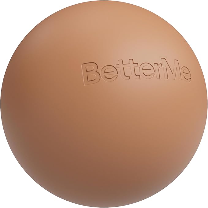 BetterMe Soft Pilates Ball – 8 Inch Mini Exercise Ball for Pilates, Yoga & Core Training – Small Stability Ball for Women – Portable Workout Tool