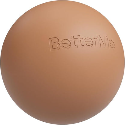 BetterMe Soft Pilates Ball – 8 Inch Mini Exercise Ball for Pilates, Yoga & Core Training – Small Stability Ball for Women – Portable Workout Tool