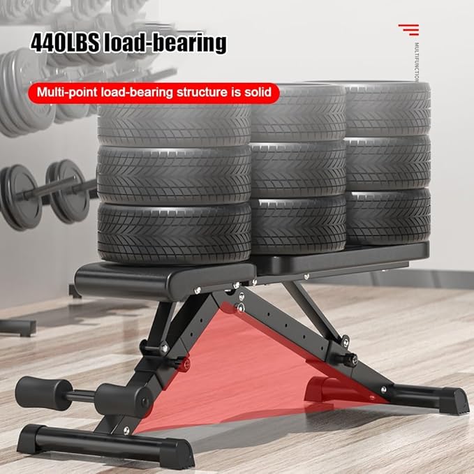 Adjustable Weight Bench Incline Decline Flat Workout Bench Multi-Angle Foldable Home Training Sit up Gym Bench