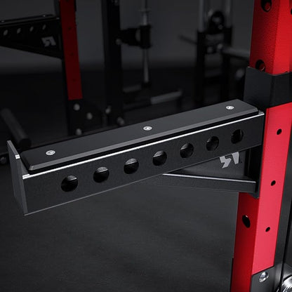 RitFit M2 Smith Machine with with Cable Crossover System, 3D Functional Trainer & Power Cage, 16 Adjustment Holes, 6 Storage Pegs for Full-Body Home Gym