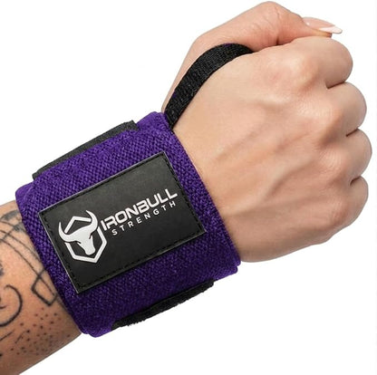Wrist Wraps for Weightlifting (USPA & IPL Approved) - 18” Premium Quality Wrist Straps for Weightlifting - Weight Lifting Wrist Wraps with Thumb Loop - Best Gym Wrist Wraps for Lifting Weights, Curls & Dips - Lifting Wrist Wraps for Bench, Powerlifting...