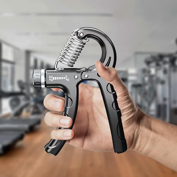 Grip Strength Trainer,Adjustable Resistance 5-60kg Hand Grip Strengthener,Hand Exerciser for Muscle Building