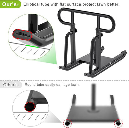 Kipika Weight Sled, Workout Sled, Fitness Strength Training Sled, Speed Training Sled for Athletic Exercise, Speed Improvement, Easily Through Obstacles, Suitable for 1" & 2" Weight Plate