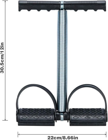 Elastic Sit Up Pull Rope Pedal Resistance Band Powerful Spring Drawstring Tummy Trimmer Equipment Portable Home Gym with Elastic Bodybuilding Fitness Slimming Training Exercise Bands