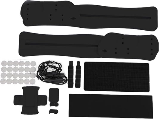 , Multifunctional Core Training Kit with Abs Roller, Portable Home Gym Equipment for Full Body Workout, 75x13.5x7cm