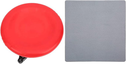 4 Wheel Abdominal Muscle Plate, Abdominal Exerciser Slide Disc, PVC Wheels with Smooth Bearings for Multi - Directional Workouts, Home Fitness Equipment for Core Str