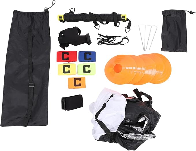 Agility Ladder Speed Training Equipment Set with Speed Ladder Soccer Cones Running Umbrella Football Fitness Training Equipment