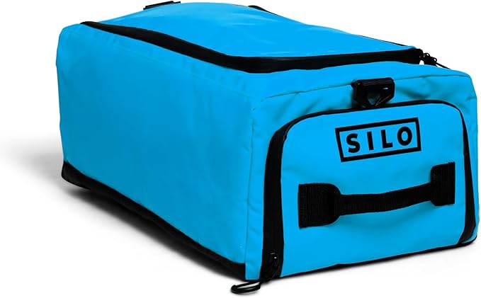 SILO Crew Drop One 26L Ultramarathon Bag - Organize Gear Efficiently for Training Racing Work, Travel - Optimized Storage: Pockets/Compartments for Easy Access Athletes Marathon Fitness Bright Blue