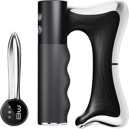 Sculptwave Full Body Contouring Device, Muscle Scraper Tool, Scraper Massager, Features Three Modes Levels, with Led Display, for Whole Body (Black)