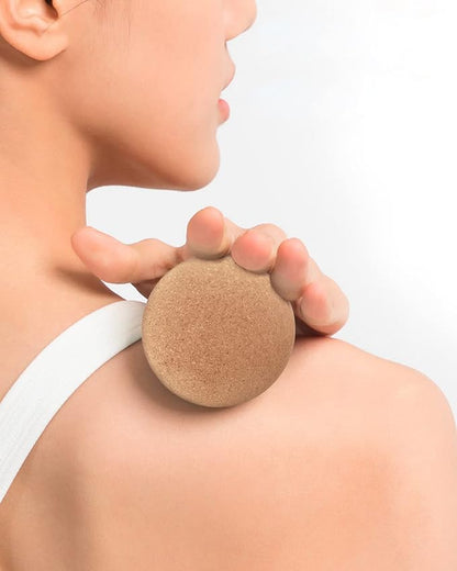 KITWILD Cork Massage Ball, High Density Fine Particles Massage Ball for Deep Tissue Muscle Massage, Myofascial Release, and Yoga Therapy, 2.5 Inch Lacrosse Ball - 2 Pack