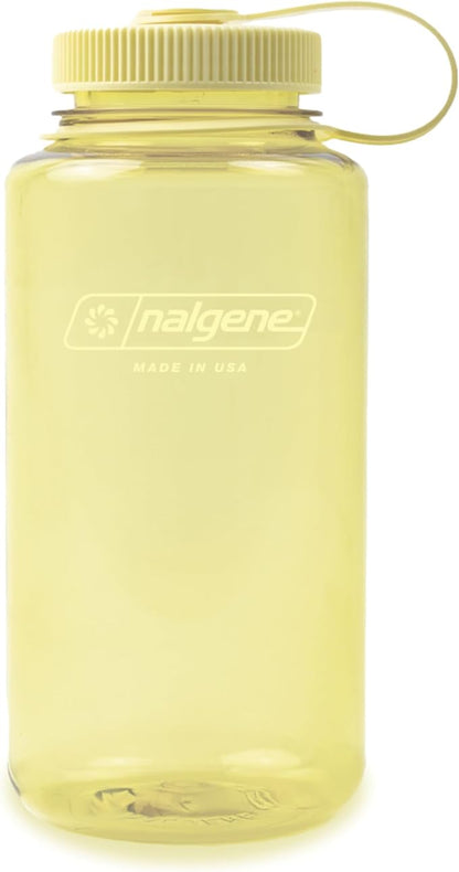 Nalgene 32 oz Wide Mouth Water Bottle | BPA-Free, Durable & Leak Proof, Lightweight Bottle for Hiking & Gym, Work & Travel