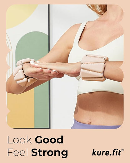 Pilates Weight | Wrist & Ankle Weights for Women | Weighted Bangles | 1LB/ 2LB Each (Set of 2)